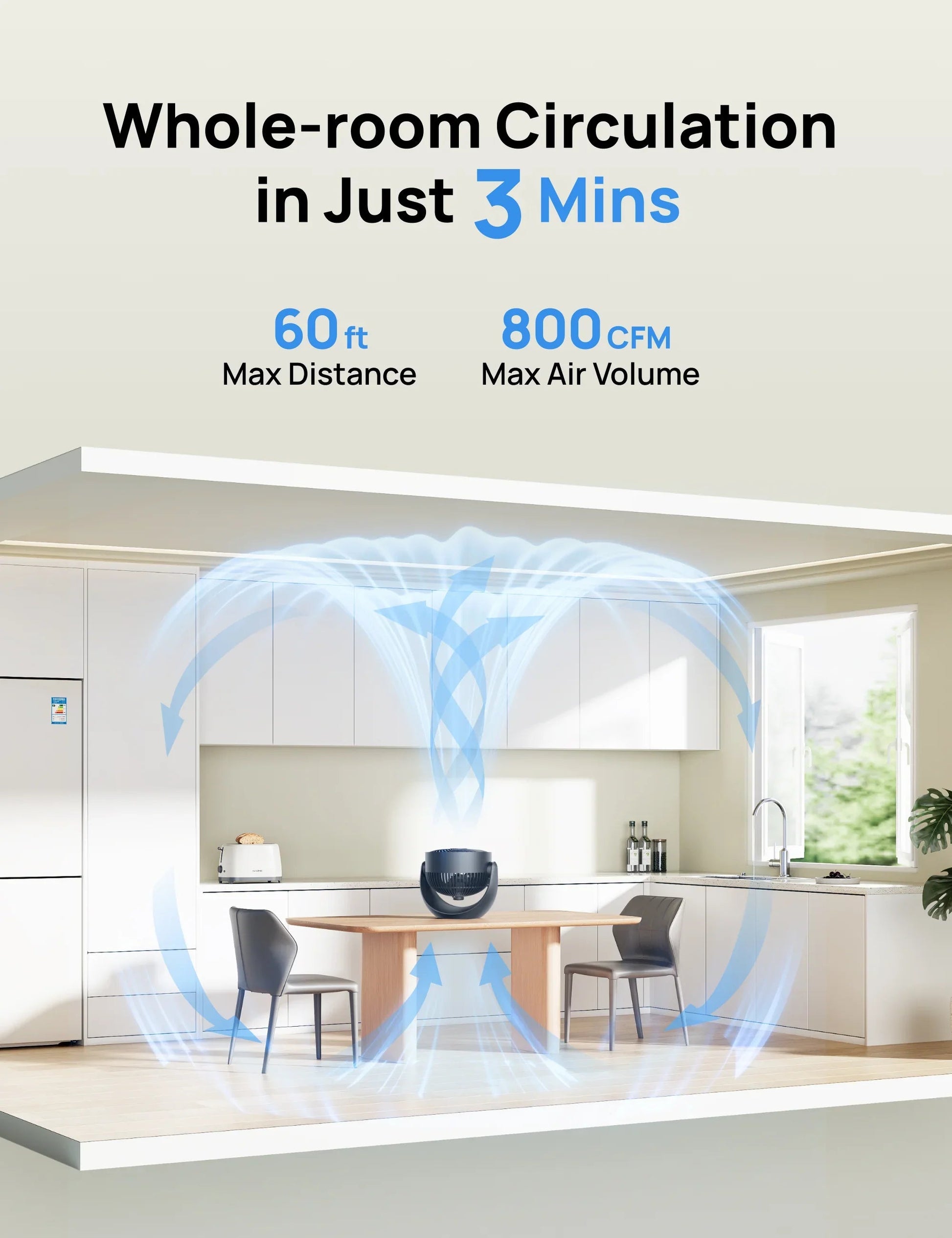 TurboPoly™ Table Fan 307 - DREO